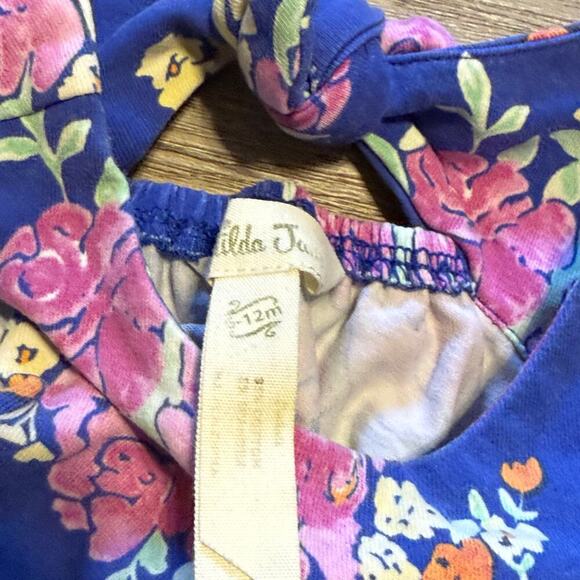 Matilda Jane 12M Baby Girl Floral Swing Top & Striped Leggings Outfit Set - Picture 5 of 5